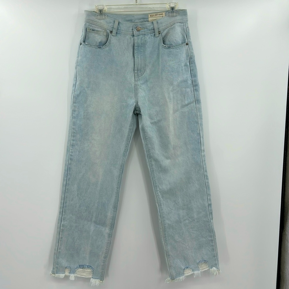 𝅺Wishlist Bernice High Rise Distressed Hem Jeans-Size Large 12-14